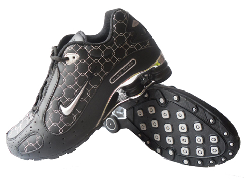 Nike Shox Monster SI Shoes Black White - Click Image to Close